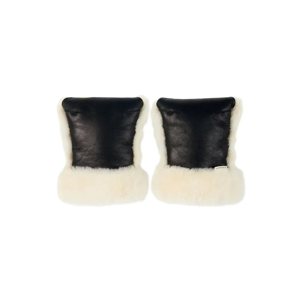 BINIBAMBA Beschichtete Kinderwagenhandschuhe in Milk