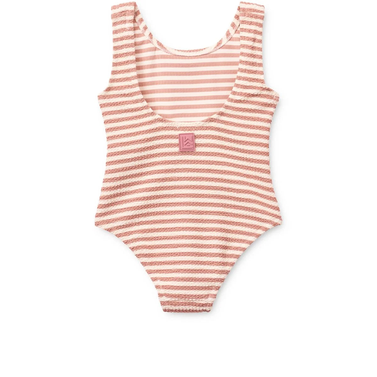 BIANCO gestreifter Badeanzug Coral blush Creme de la creme, pink-creme Streifen