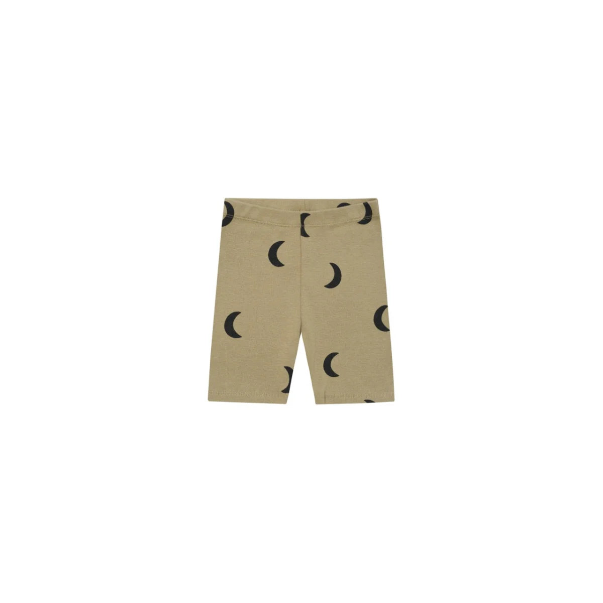 Beige Biker Shorts mit Halbmondmuster von Dusky Midnight in moderner Stil