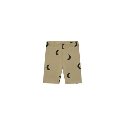 Beige Biker Shorts mit Halbmondmuster von Dusky Midnight in moderner Stil