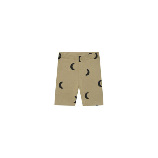 Beige Biker Shorts mit Halbmondmuster von Dusky Midnight in moderner Stil