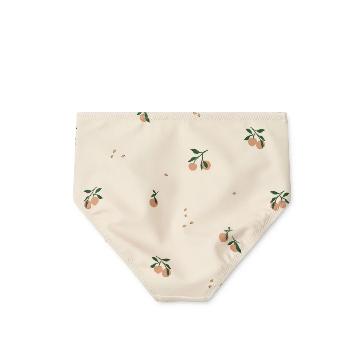 Helle Bandana mit Pfirsichmuster, passend zum Bikini mit Smok Mikaela, Print Peach Sea Shell