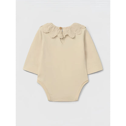 Snug Body mit Rüschenkragen in Beige – Ansicht 2
