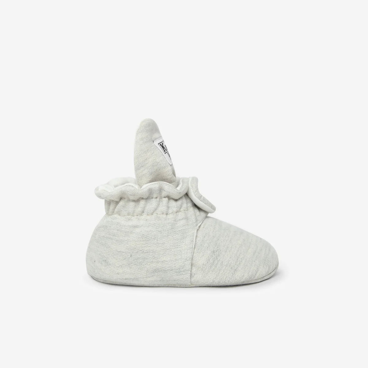 Weißer Babyschuh aus Baumwolle für 12-24 Monate, Modell Booties Cotton Gripper