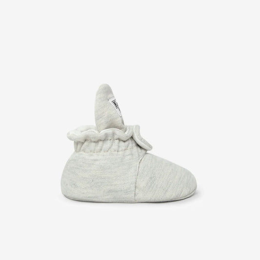 Weißer Babyschuh aus Baumwolle für 12-24 Monate, Modell Booties Cotton Gripper