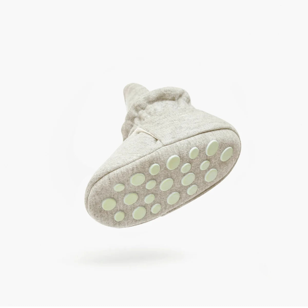 Graue Babyschuhe mit rutschfester Sohle, Booties Cotton Gripper für 12-24 Monate