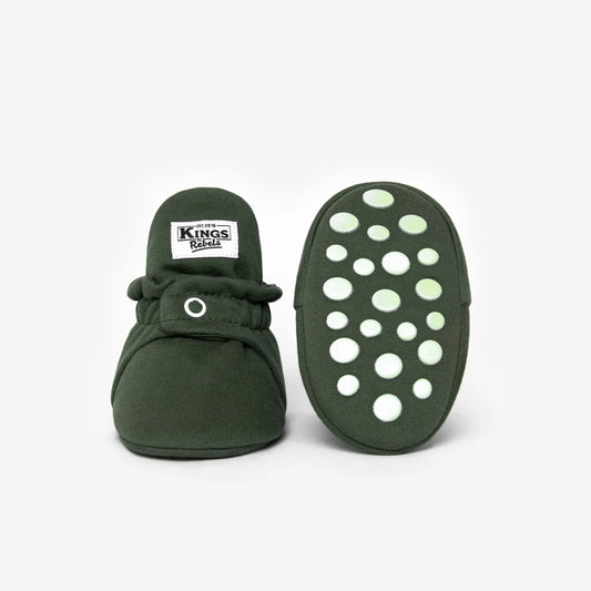 Kings & Rebels Booties Cotton Gripper 12-24 Monate in Olive