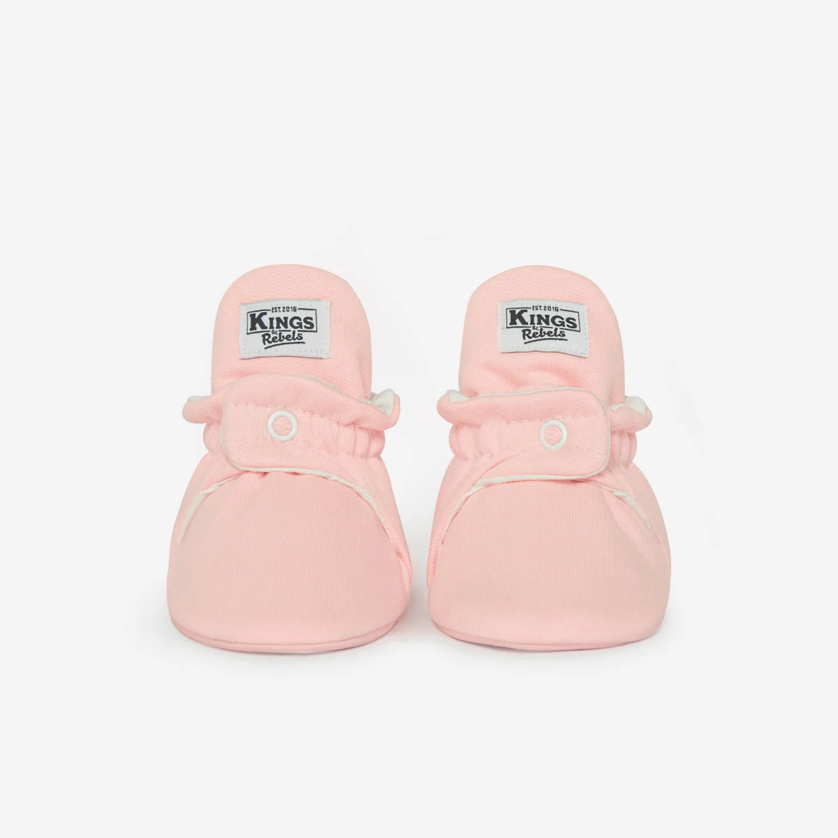 Paar rosa Babybooties aus Baumwolle Gripper für 12-24 Monate