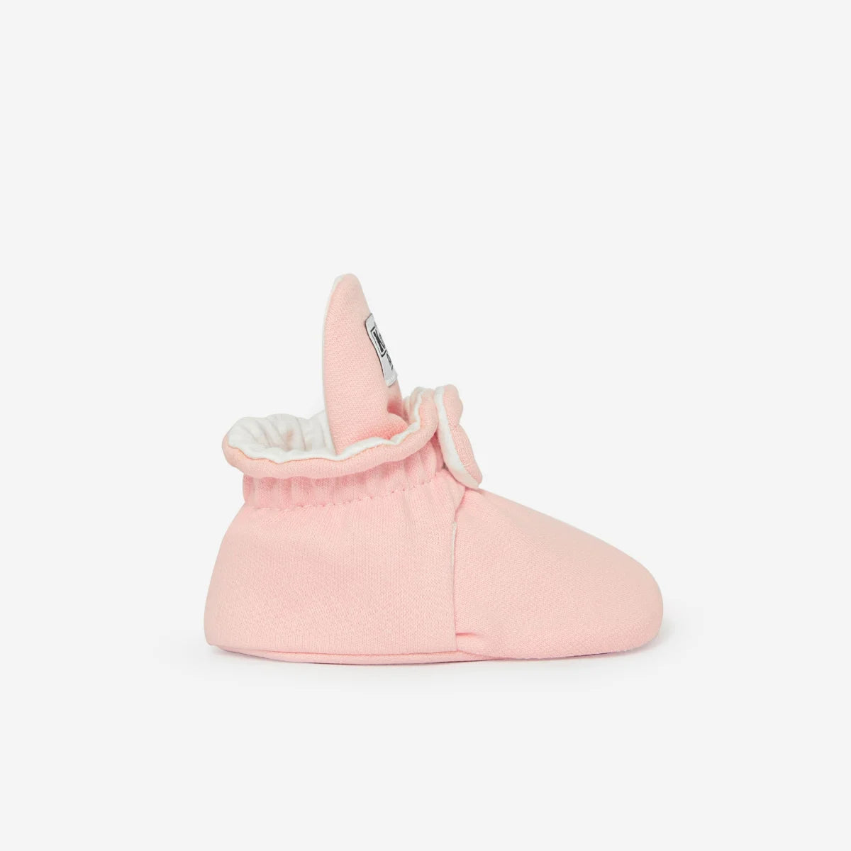 Rosa Baby-Stiefel aus Baumwolle für 12-24 Monate mit rutschfester Sohle