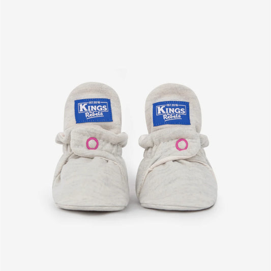 Kings & Rebels Booties Cotton Original 0-12 Monate in Blue Pop