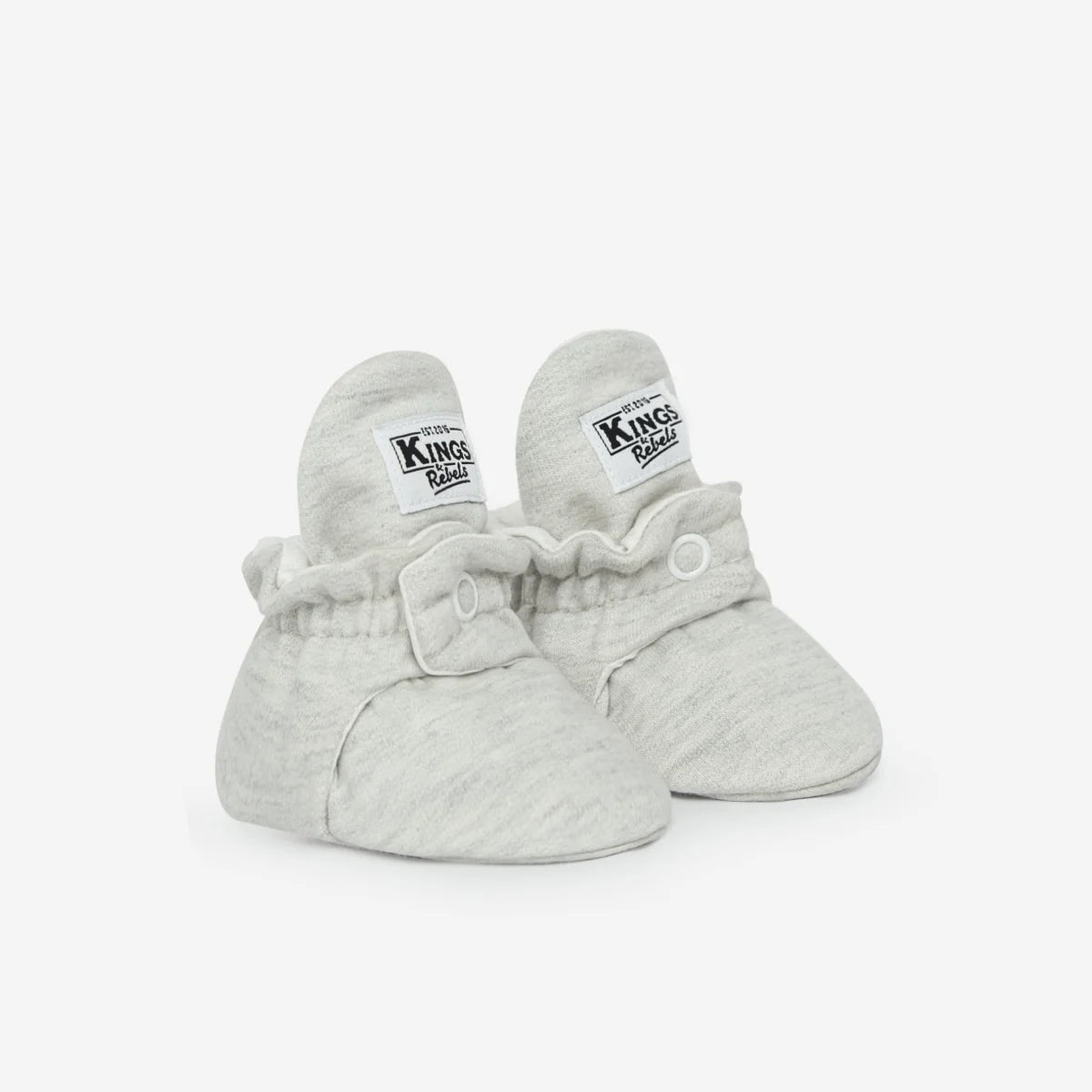 Graue Babybooties aus Baumwolle für 0 bis 12 Monate in Lichtgrau