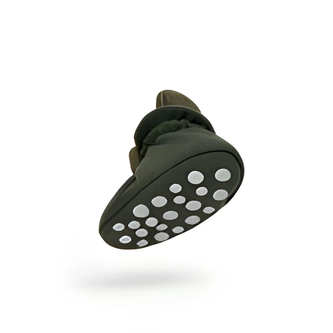 Dunkelgrüner Duschkopf mit mehreren Sprühdüsen für das Produkt Booties Fleece Gripper