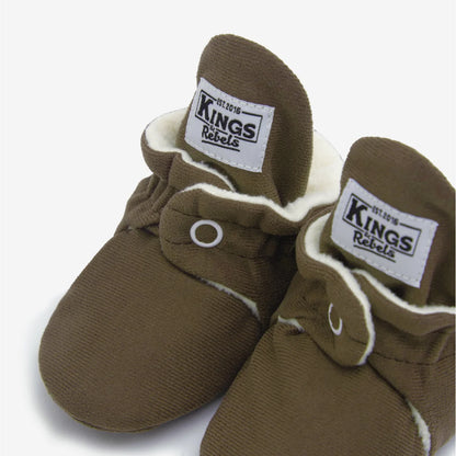 Kings & Rebels Booties Gamuza Classic Chai, weiche Passform für Babyfüsse