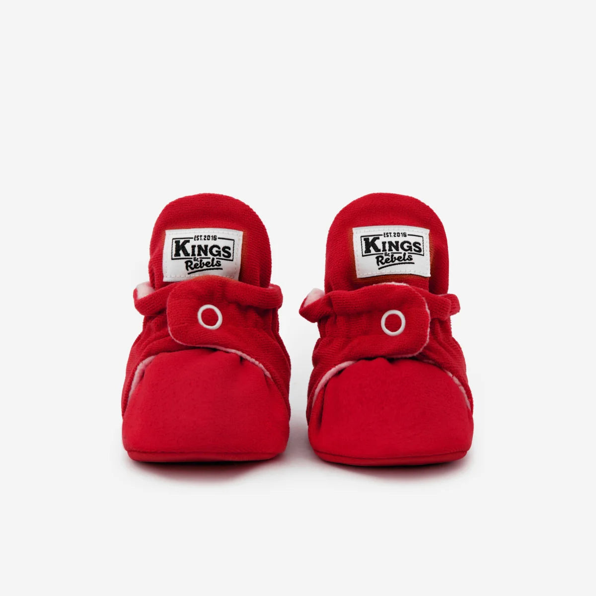 Kings & Rebels Booties Gamuza Classic 0-12 Monate in Christmas Red