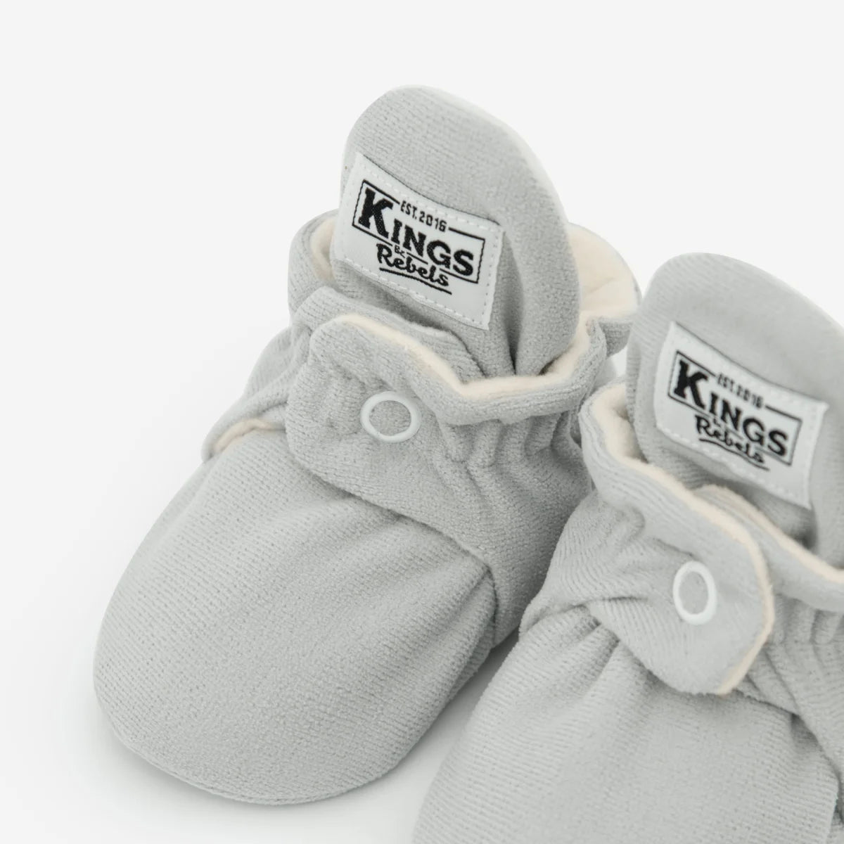 Kings & rebels Booties Gamuza Classic Grau mit perfekter Passform