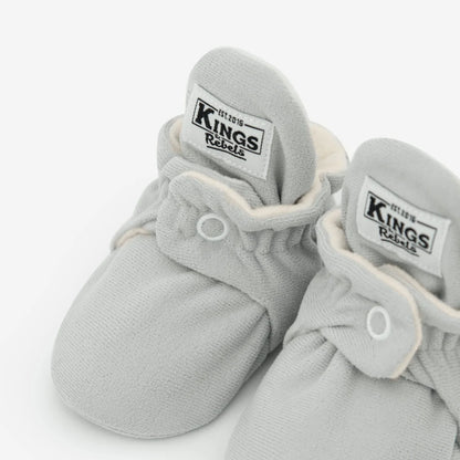 Kings & rebels Booties Gamuza Classic Grau mit perfekter Passform