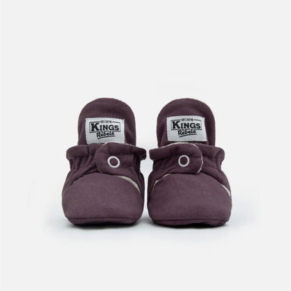 Kings & Rebels Booties Gamuza Classic 0-12 Monate in Plum