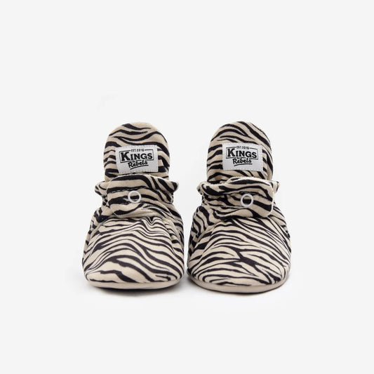 Kings & Rebels Booties Gamuza Classic 0-12 Monate in Zebra