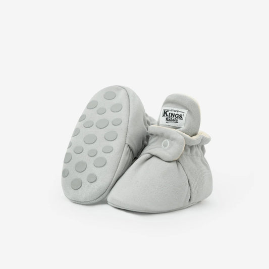 Kings & Rebels Booties Gamuza Gripper 12-18 Monate Grau mit Gummisohle