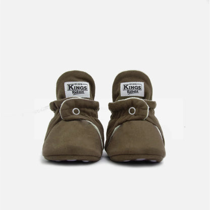 Kings & Rebels Booties Gamuza Gripper Chai, Paar in warmem Khakibraun