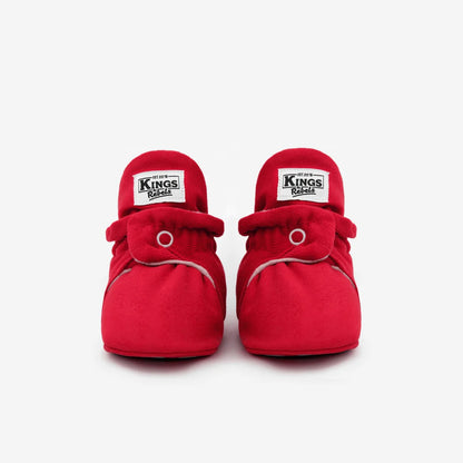 Rote Babybooties Gamuza Gripper 12-24 Monate Kings of Indigo Weihnachten
