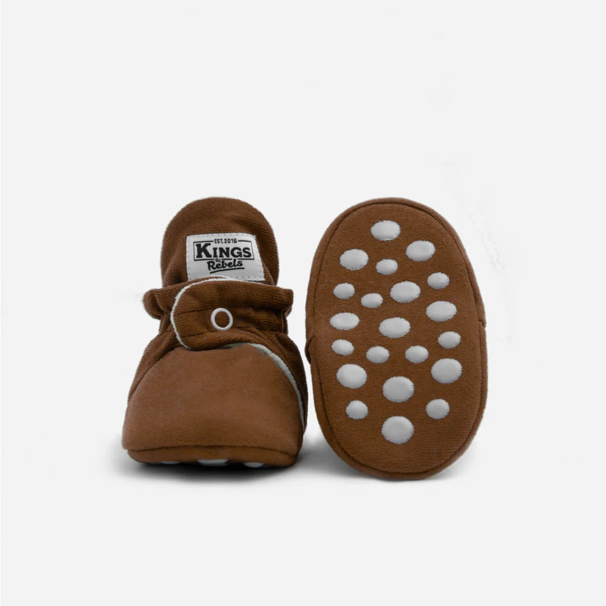 Kings & Rebels Booties Gamuza Gripper Cinnamon, Seitenansicht