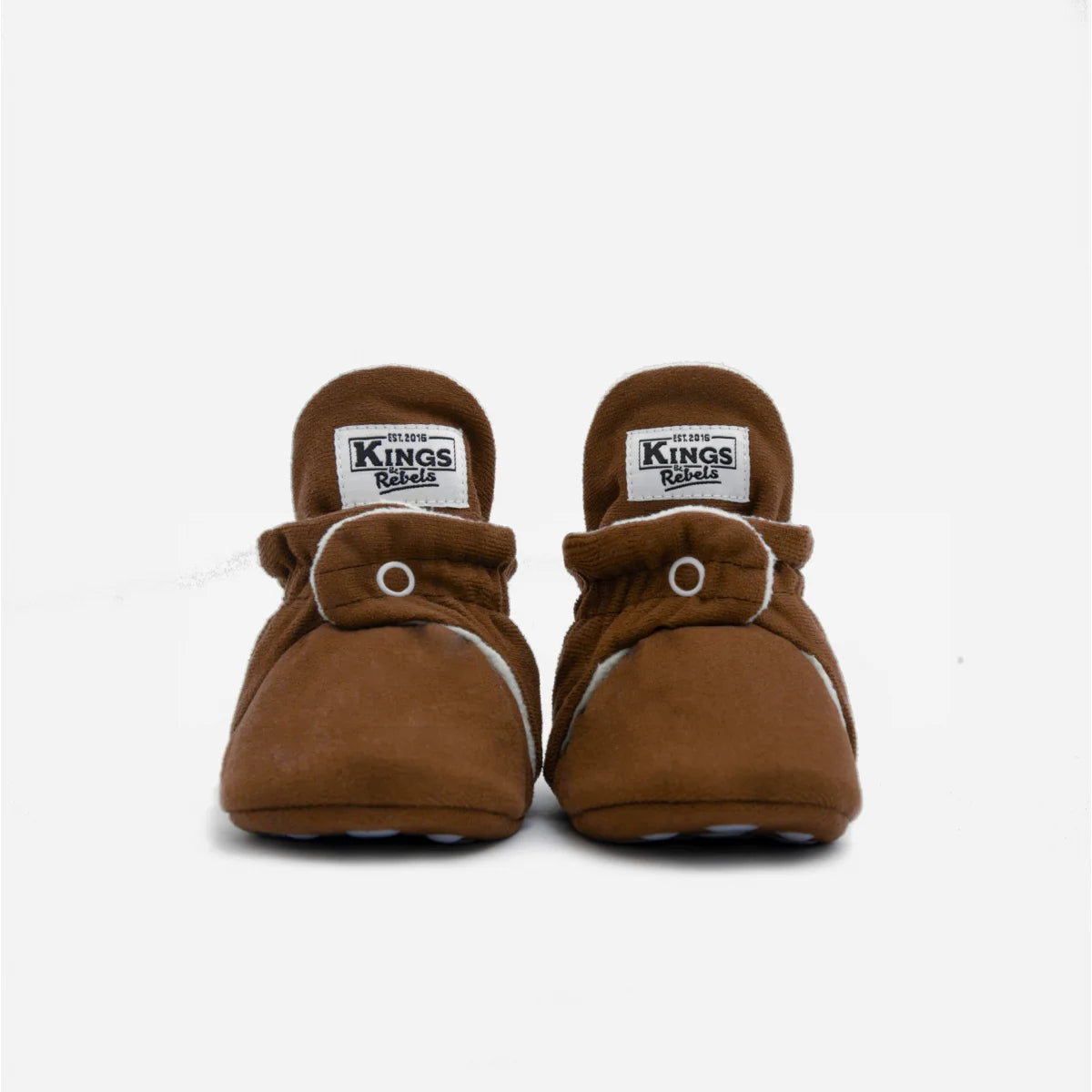 Kings & Rebels Booties Gamuza Gripper Cinnamon, Paar in warmem Zimtbraun