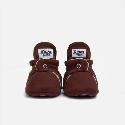 Kings & Rebels Booties Gamuza Gripper Cranberry, Paar in tiefem Beerenrot