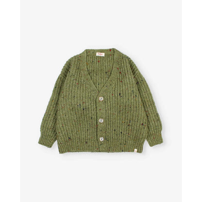 Búho Botonato Cardigan Green Tea