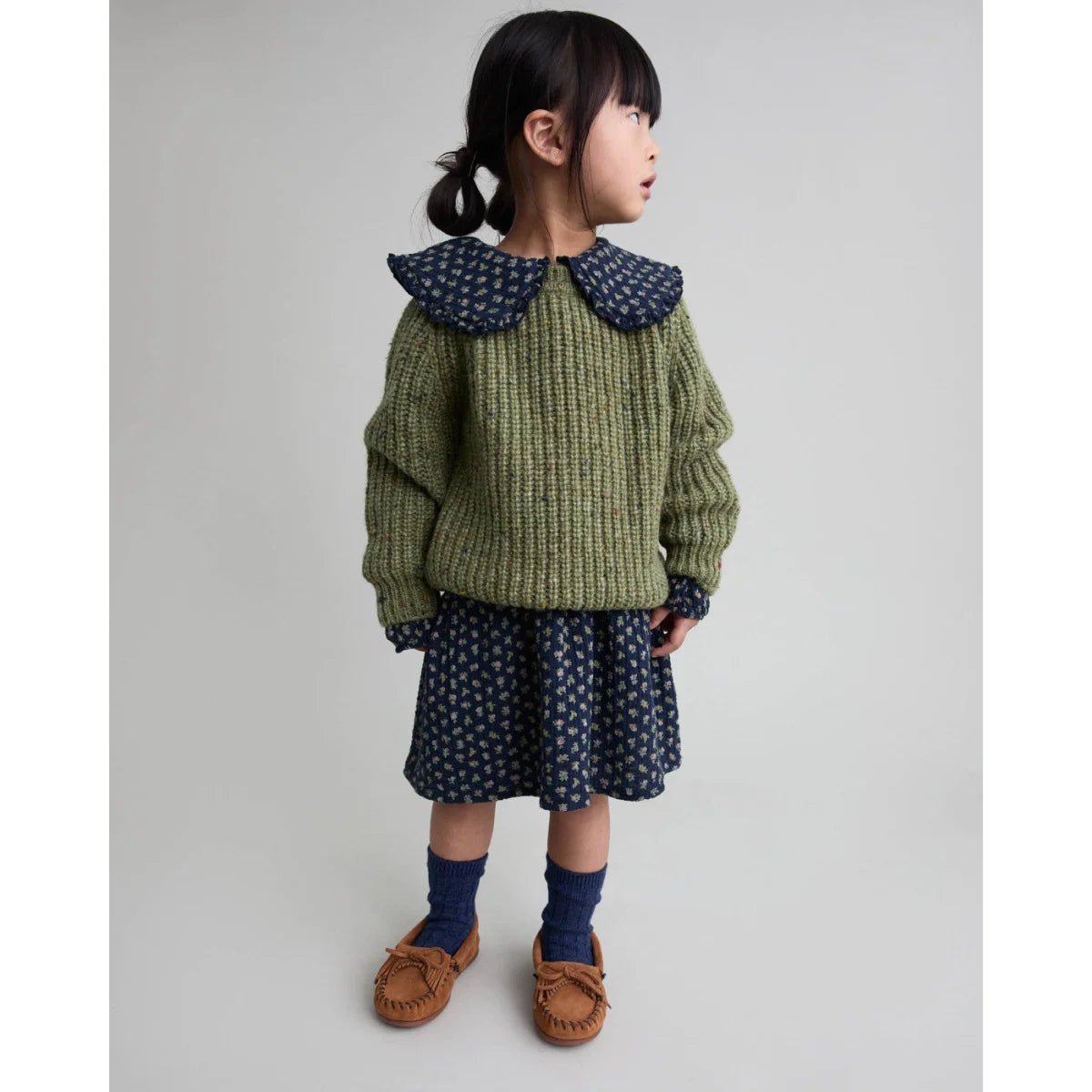 Búho Botonato Jumper Green Tea
