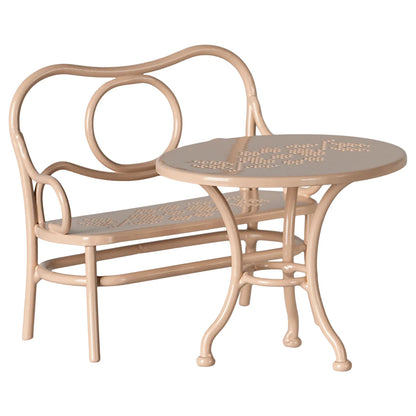 Maileg Café-Set Maus Gross in Blassrosa