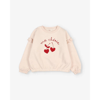 Búho Chérie Sweatshirt Cream Pink