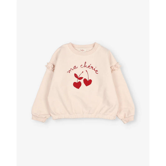 Búho Chérie Sweatshirt Cream Pink