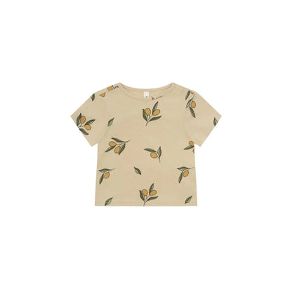 Beige T-Shirt mit Olivenmuster, Teil der Classic T-Shirt Kollektion von Olive Garden