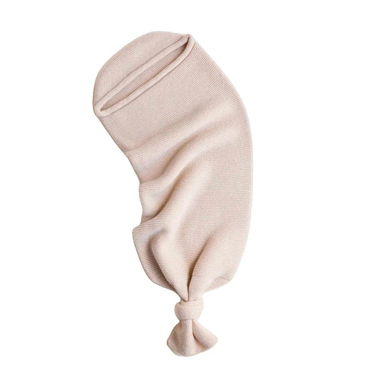 Hvid Cocoon Babydecke in Oat aus Merinowolle
