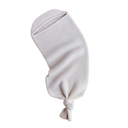 Hvid Cocoon Babydecke in Off-white aus Merinowolle