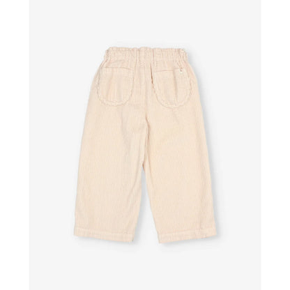 Búho Corduroy Girly Pants Cream Pink