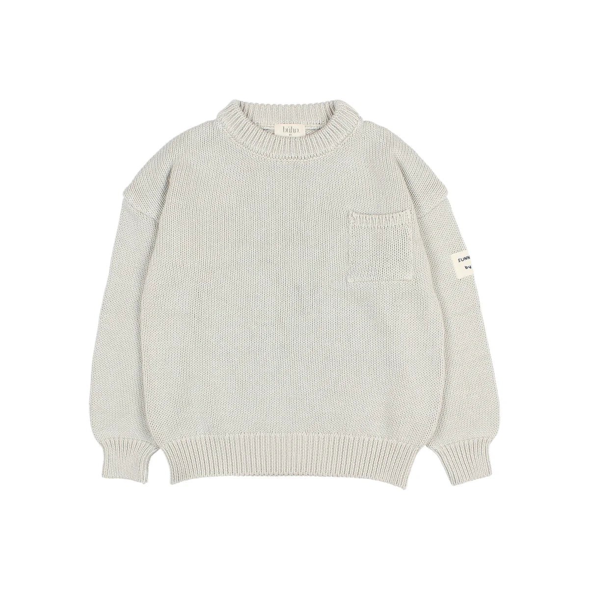 Búho Cotton Knit Jumper in Sky Grey