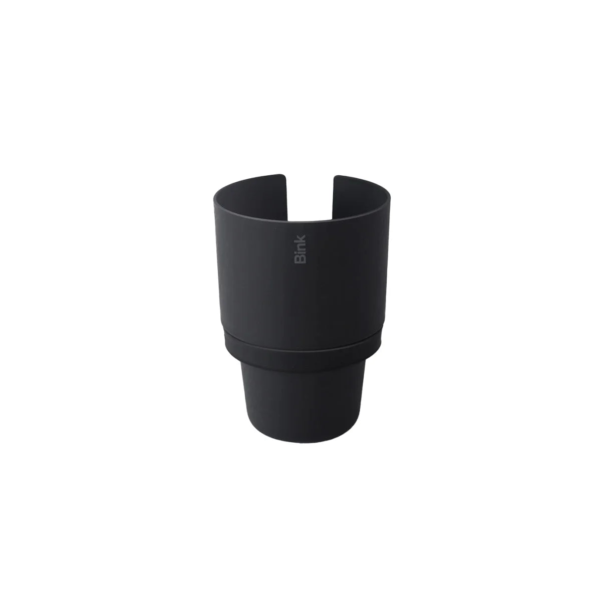 Schwarzer Plastikbecherhalter, kompatibel mit Auto-Becherhaltern, Cup Holder Adapter Charcoal