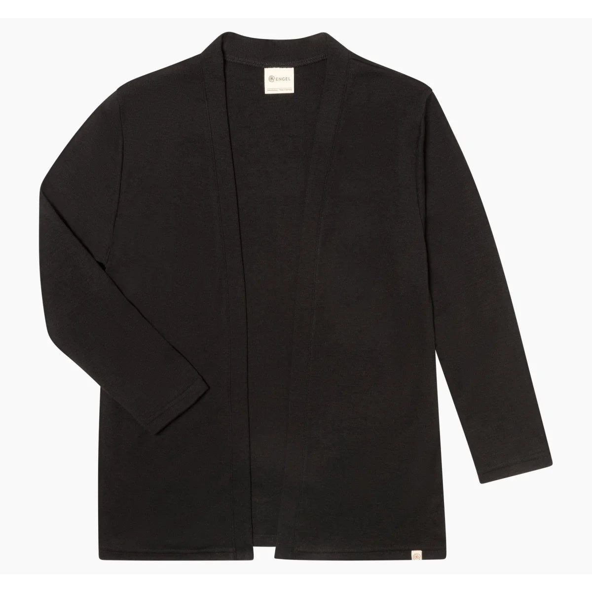 Engel Damen-Cardigan aus Merinowolle und Seide in Schwarz
