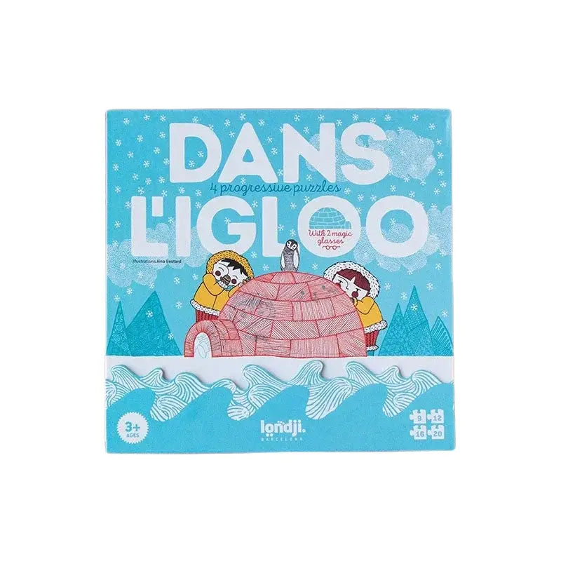 Londji puzzle Dans L'Igloo chez Littlies + mums
