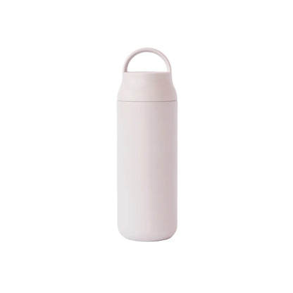 Hellrosa Wasserflasche mit Griff für den Day Tumbler Isolierflasche 500 ml