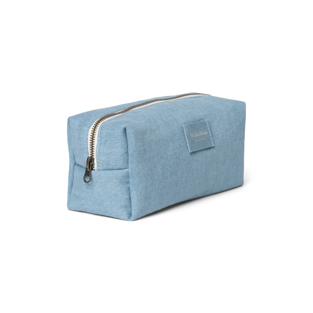 Hellblaues Denim-Kosmetiktäschchen aus der Kollektion Denim Necessaire