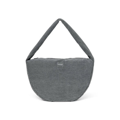 Studio Noos Denim Solid Cross Body Bag in Grey