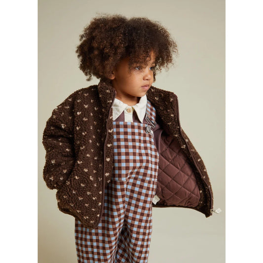 Claude & Co Drew Spot Borg Jacket in Chocolate