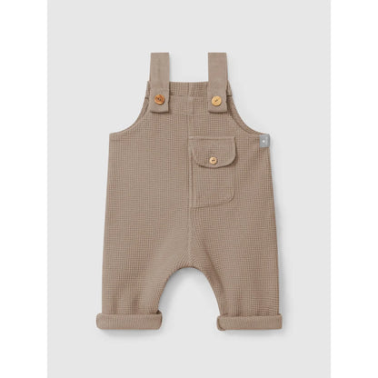 snug Dungarees waffle weave in Taupe