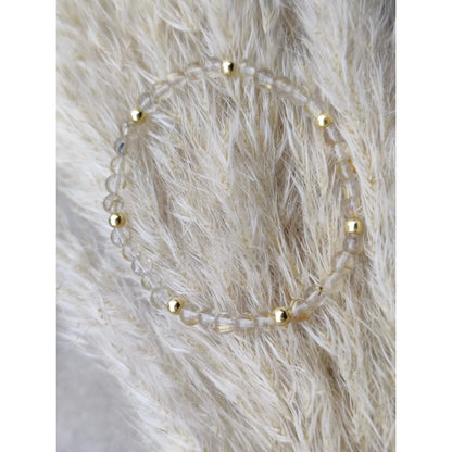 SCHMUCKKISTLI Edelstein Bracelet in Ruthilquarz