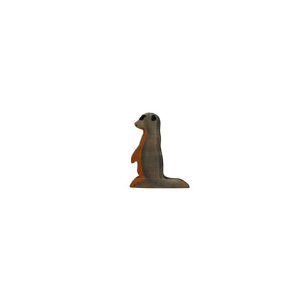 Kleines graues Erdmännchen Figurenmodell, stehende Darstellung