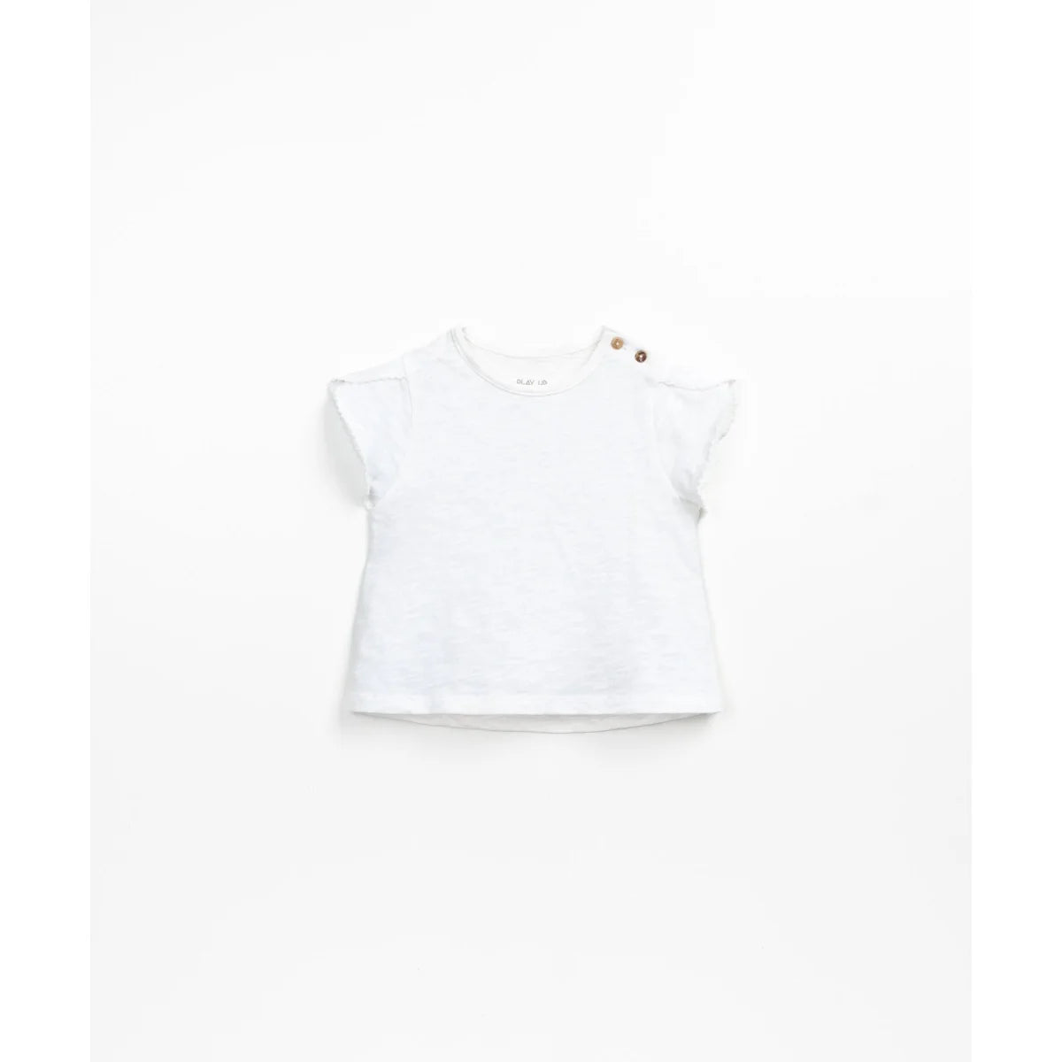 Play Up Flamé Jersey T-Shirt Rüschenärmel in Felt