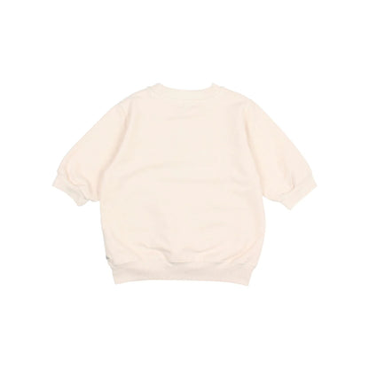 Helle Sweatshirt aus Fleece in Elfenbein für modische, bequeme Outfits